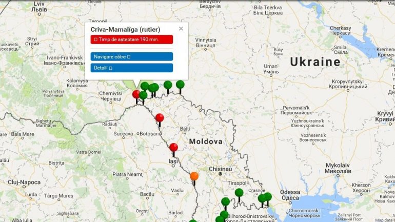 Attention! Traffic jam at border crossing points (MAP)