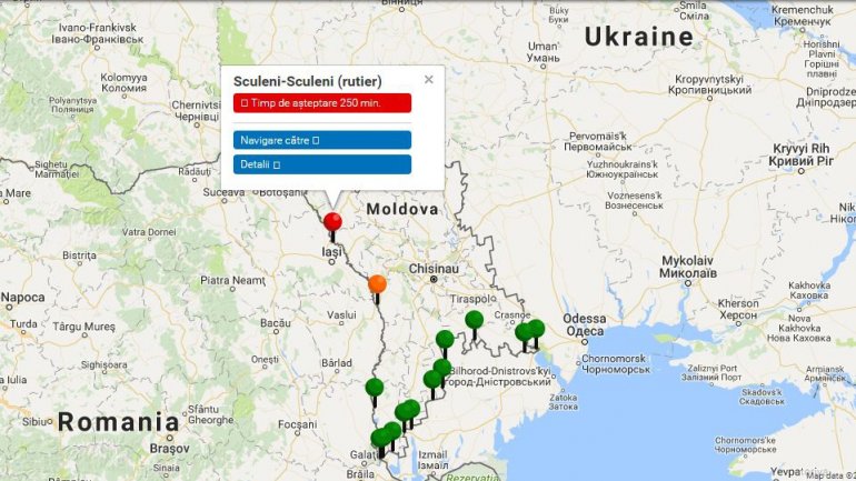 Attention! Traffic jam at border crossing points (MAP)