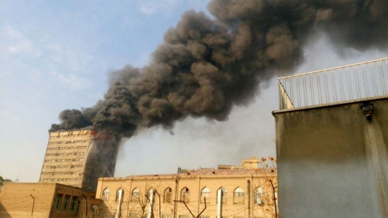 At least 75 dead after building collapses following devastating fire in Tehran (PHOTO/VIDEO)