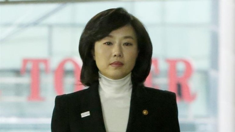 South Korean culture minister arrested over abuse of power in political scandal