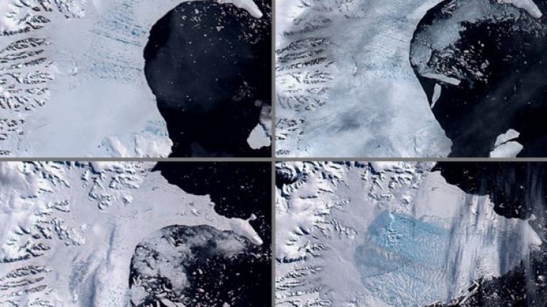 Huge Antarctic iceberg poised to break away (PHOTO)