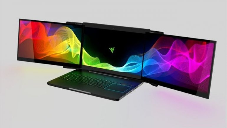 CES 2017: Razer gaming laptop has not one but three screens