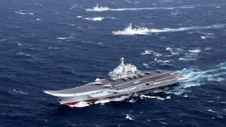 China aircraft carrier crosses Taiwan Strait amid tension