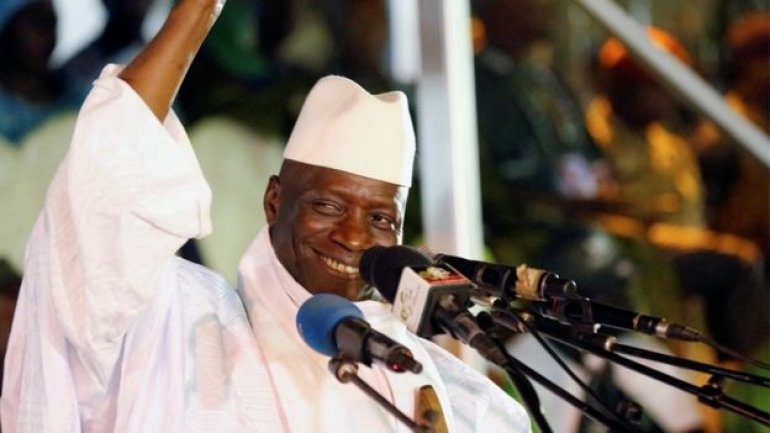 Former president Yahya Jammeh leaves The Gambia after losing election