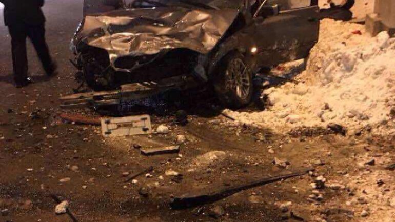 Four persons injured after two cars collided in Chisinau (PHOTO)