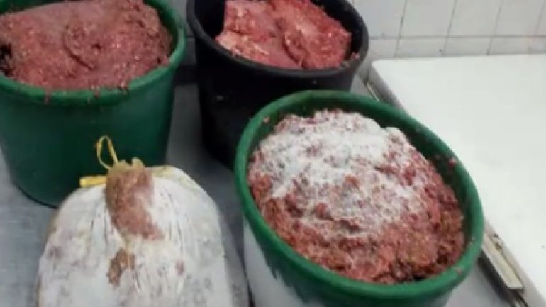 Economic agent caught for processing meat in unsanitary conditions