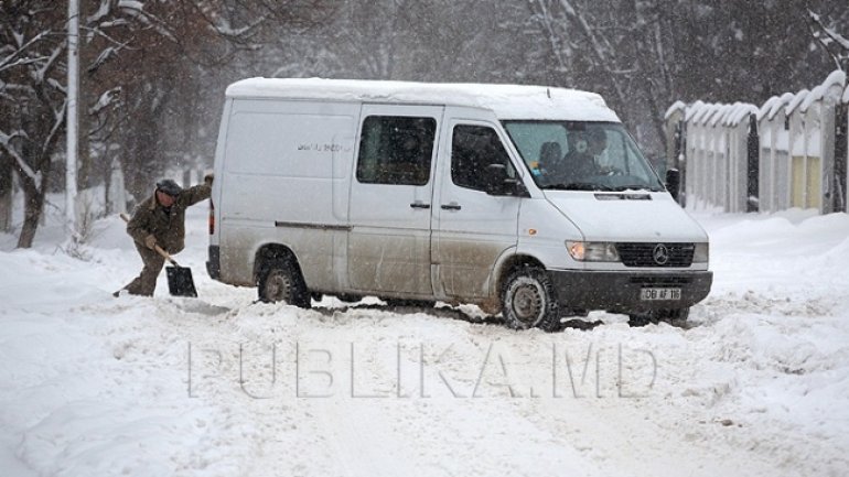 Hard driving on Moldova's roads