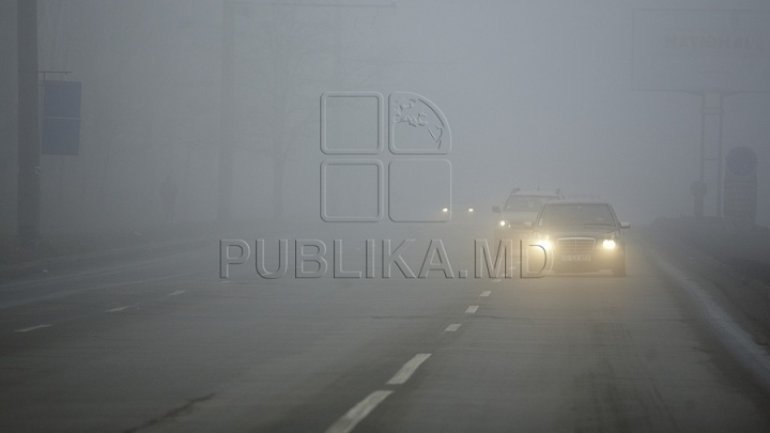 #InfoTrafic: Fog in Moldova. Movement in Chisinau