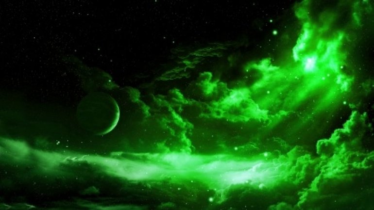 Galaxies were originally green. Just after Big Bang