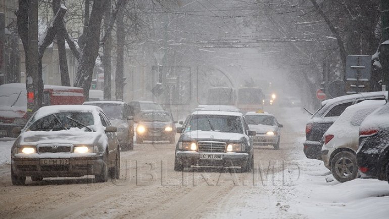 Blizzard hits Moldova bringing heavy snow and strong winds