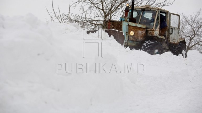 Moldova, under Code Yellow of heavy snowfalls