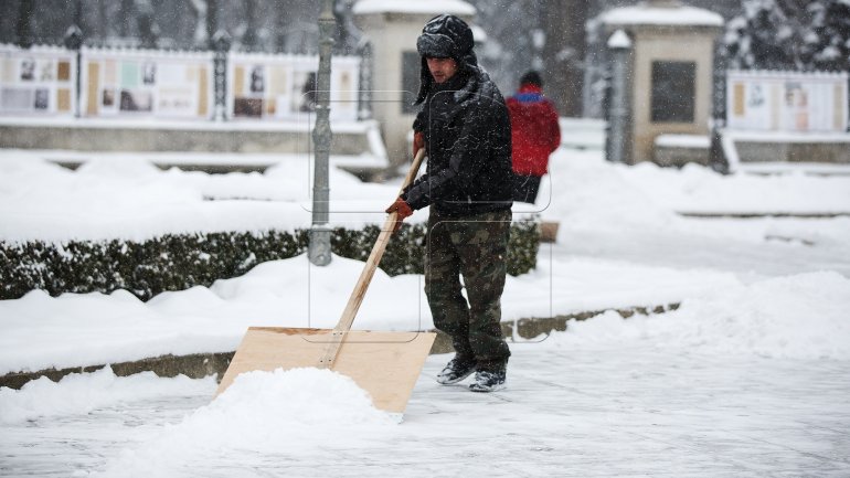 Heavy snowfall. All equipment has been mobilized for snow removal