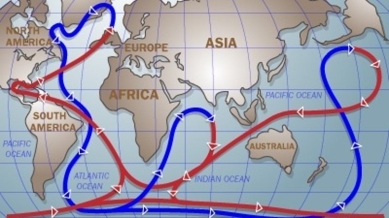 Too much carbon dioxide in atmosphere may change oceanic currents