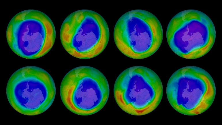 After steps at world level, ozone hole over Antarctica starts to mend