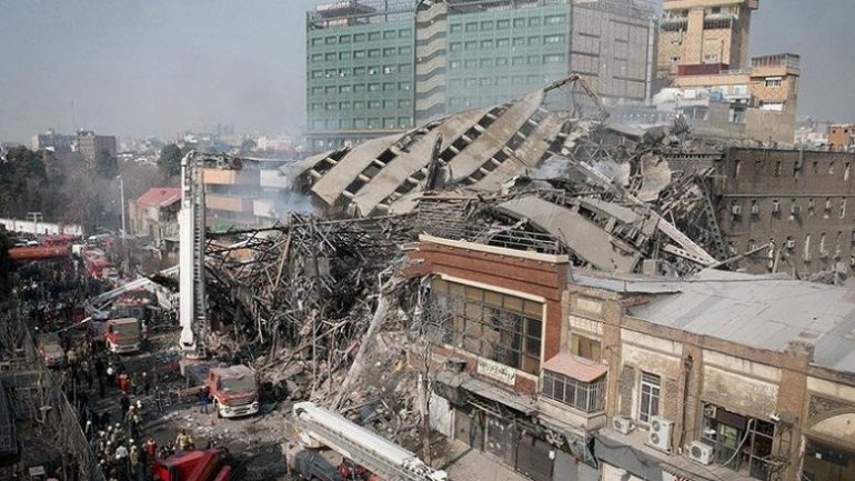 Iran rescuers find 3 bodies at collapsed building, hopes for survivors fade