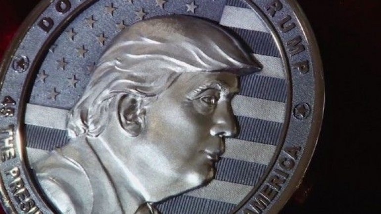 Russian company mints precious coins on Trump's inauguration