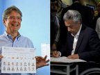 Ecuador election: Ruling party's Lenin Moreno leads knife-edge vote