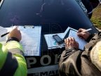 White Nights. Police performs checks to prevent traffic accidents 