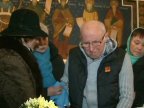 Tears and Sorrow! Actor Gheorghe Urschi's last goodbye to friend, Gheorghe Parlea