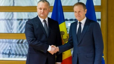 President Dodon tells EU officials he dislikes Moldova's agreements with EU