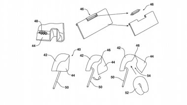 Ford patents head rest specifically designed to hide travel pillow