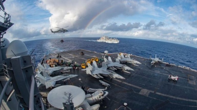 South China Sea: US carrier group begins "routine" patrols