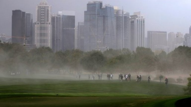 Snow alert during rare storm in Gulf desert UAE