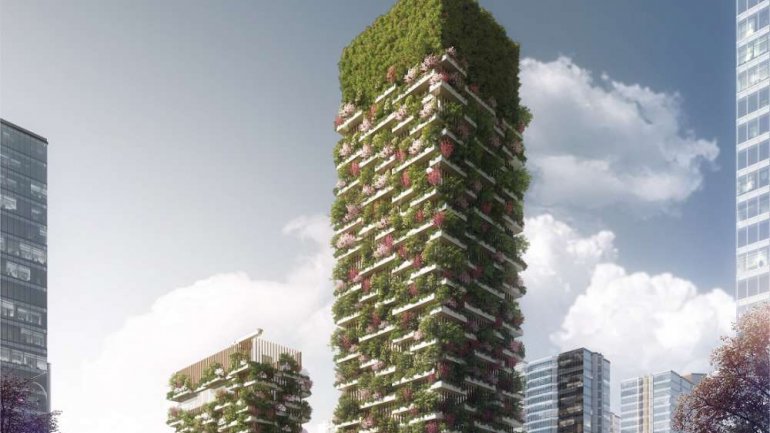 China to get vertical gardens in 2018 to help tackle pollution(PHOTO)