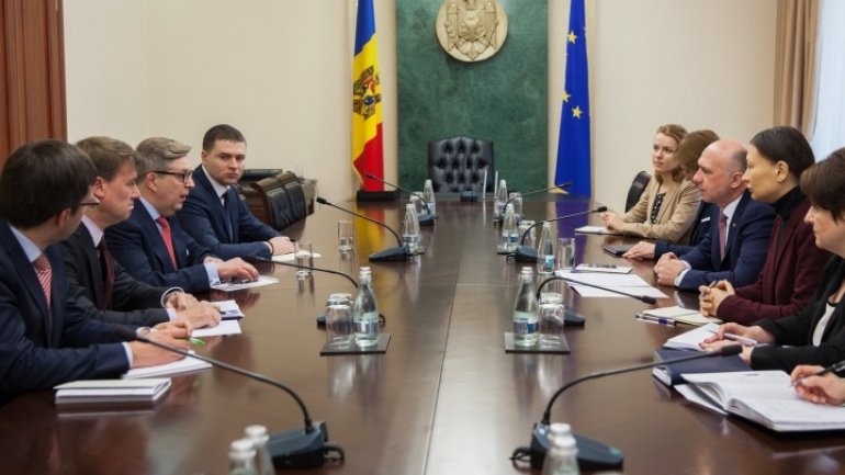 Moldovan Premier discusses with mission from ECFIN Directorate of EU