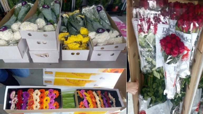 Customs officers seize smuggled flowers and used socks