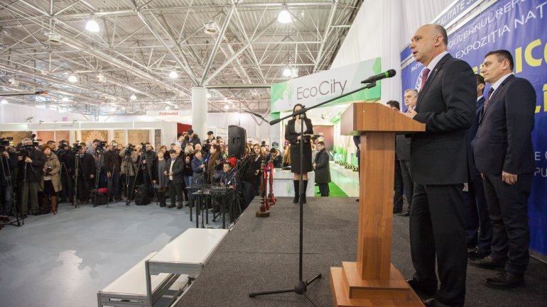 Pavel Filip attends 16th edition of national exhibition "Made in Moldova"