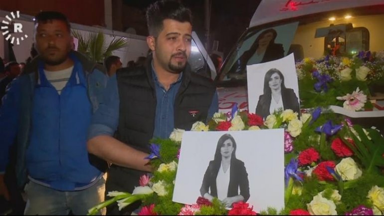 Kurdish journalist, BURIED, after being killed by roadside bomb near Mosul