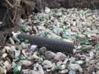 River crossing Chisinau turns into garbage dump