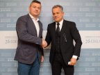 Moldovan swimmer Ion Lazarenco has met with founder of "Edelweiss" Foundation, Vlad Plahotniuc (PHOTO)