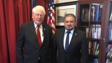 Foreign Minister Andrei Galbur met with congressman David Price
