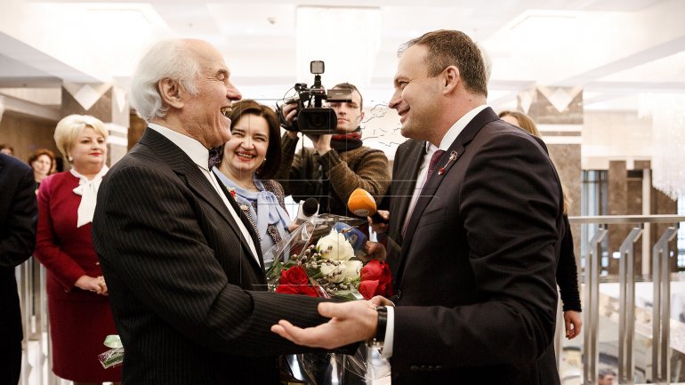 Master Eugen Doga celebrates anniversary at Parliament (PHOTOREPORT)