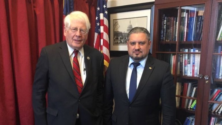 Foreign Minister Andrei Galbur met with congressman David Price