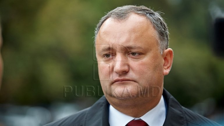 President Igor Dodon reiterates he wants referendum