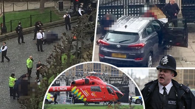 Police officer, STABBED in British Parliament. Perpetrator, SHOT DEAD