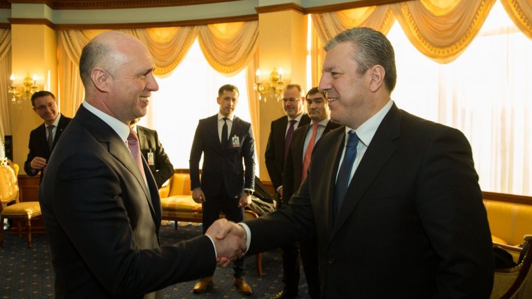 Moldovan-Georgian partnership discussed by PM Pavel Filip and Giorgi Kvirikashvili