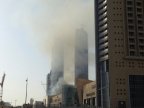 Fire hits Dubai high-rise complex near world's tallest tower (VIDEO)