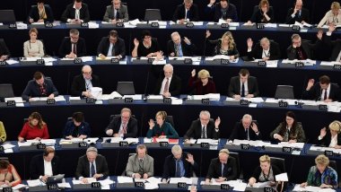EU parliament votes for visa-free travel for Ukraine