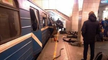 St. Petersburg metro bombing "possibly a suicide attack"