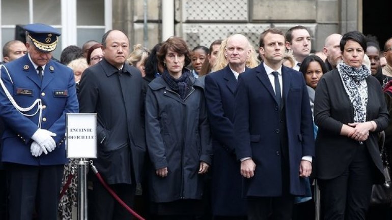 France election: Candidates honour shot officer Jugelé