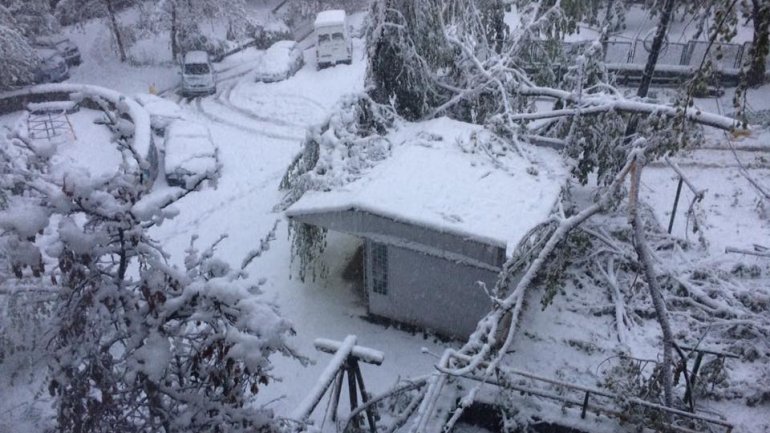 SECOND day of snowstorm in Moldova. Blizzard SHUTS DOWN most of the country (PHOTO/VIDEO)