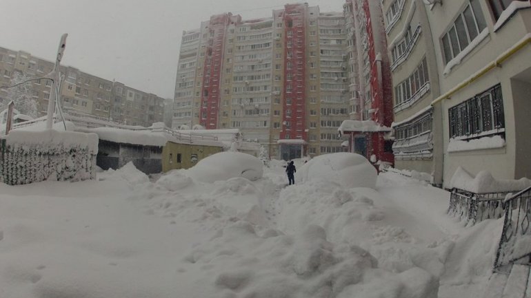 SECOND day of snowstorm in Moldova. Blizzard SHUTS DOWN most of the country (PHOTO/VIDEO)