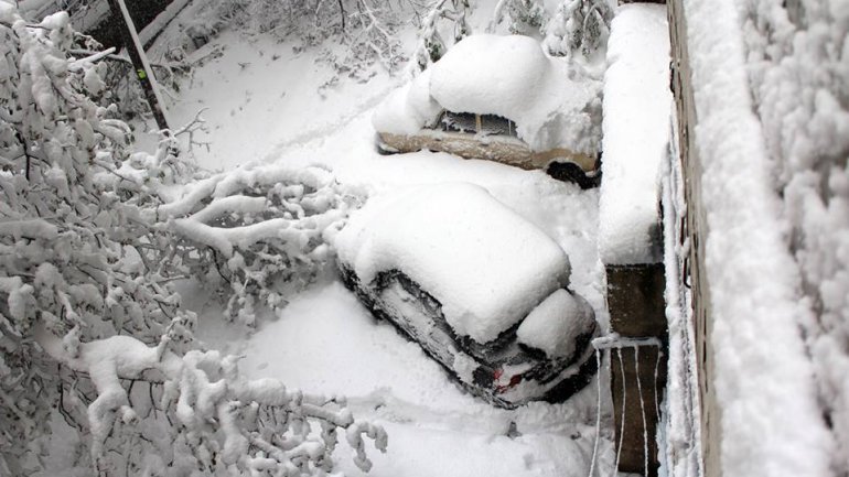 SECOND day of snowstorm in Moldova. Blizzard SHUTS DOWN most of the country (PHOTO/VIDEO)