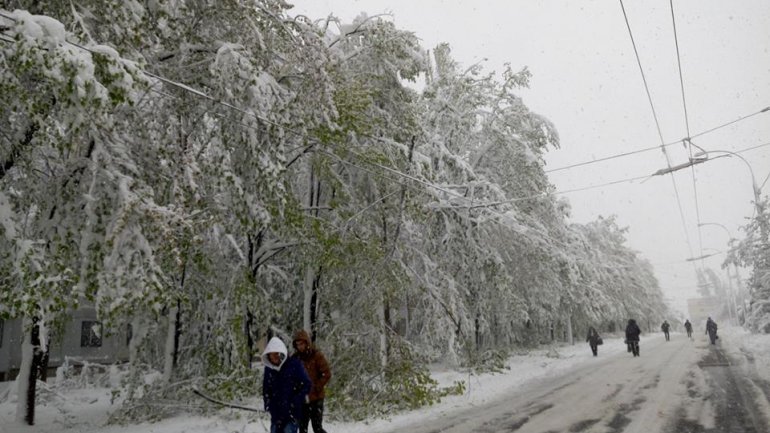 SECOND day of snowstorm in Moldova. Blizzard SHUTS DOWN most of the country (PHOTO/VIDEO)