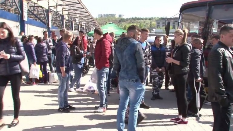 Thousand of Moldovans rush to spend Easter holidays with relatives 