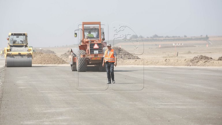 Construction of Chisinau Airport runway in full swing